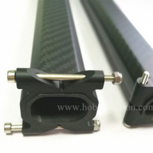 Abrazaderas horizontales de aluminio CNC para tubos cuadrados